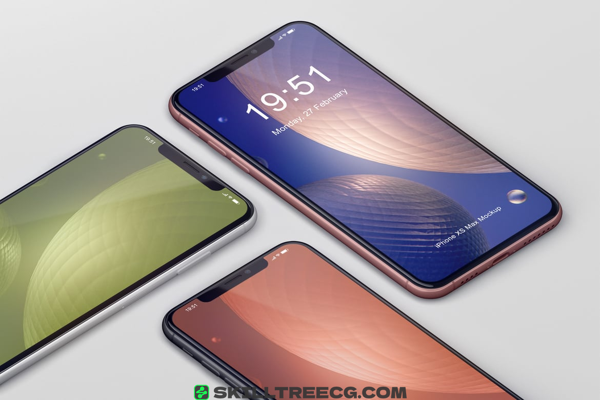 Phone XS Max Mockup（887102）-技能树